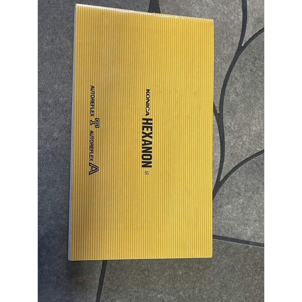 KONICA HEXANON LENSES INSTRUCTION MANUAL GUIDE BOOK GENUINE DEPTH OF FIELD